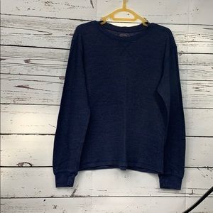 Long sleeve blue shirt